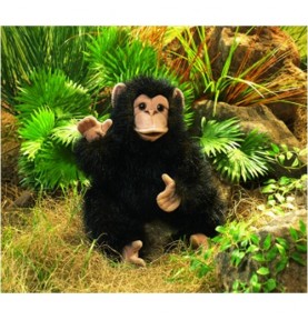 Marionnette à main Bébé Chimpanzé dans la forêt