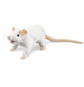 Marionnette rat blanc