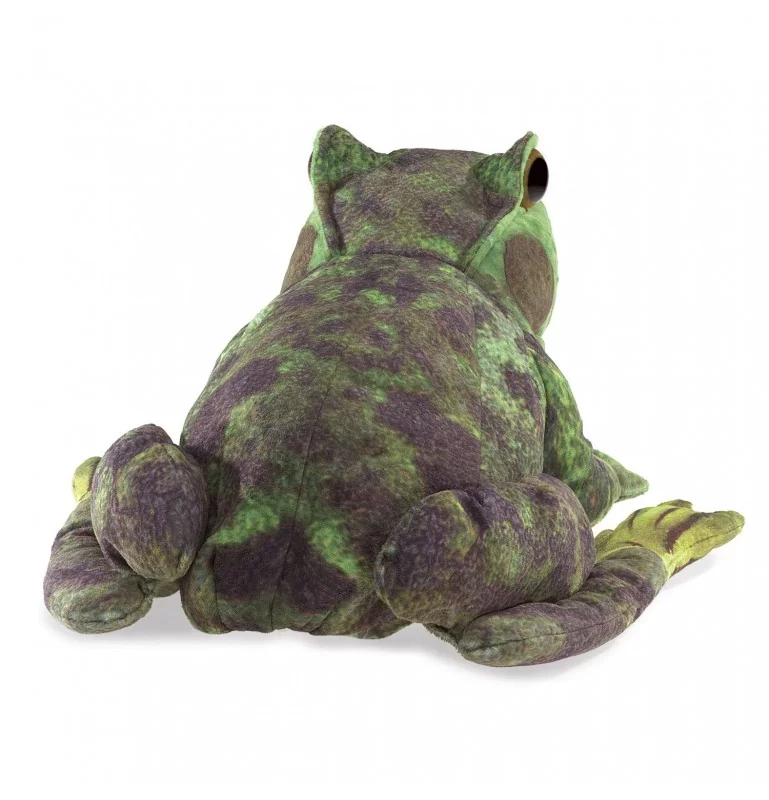 Peluche marionnette Mini grenouille assise