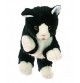 Marionnette à main petit chat noir et blanc signée Living Puppets