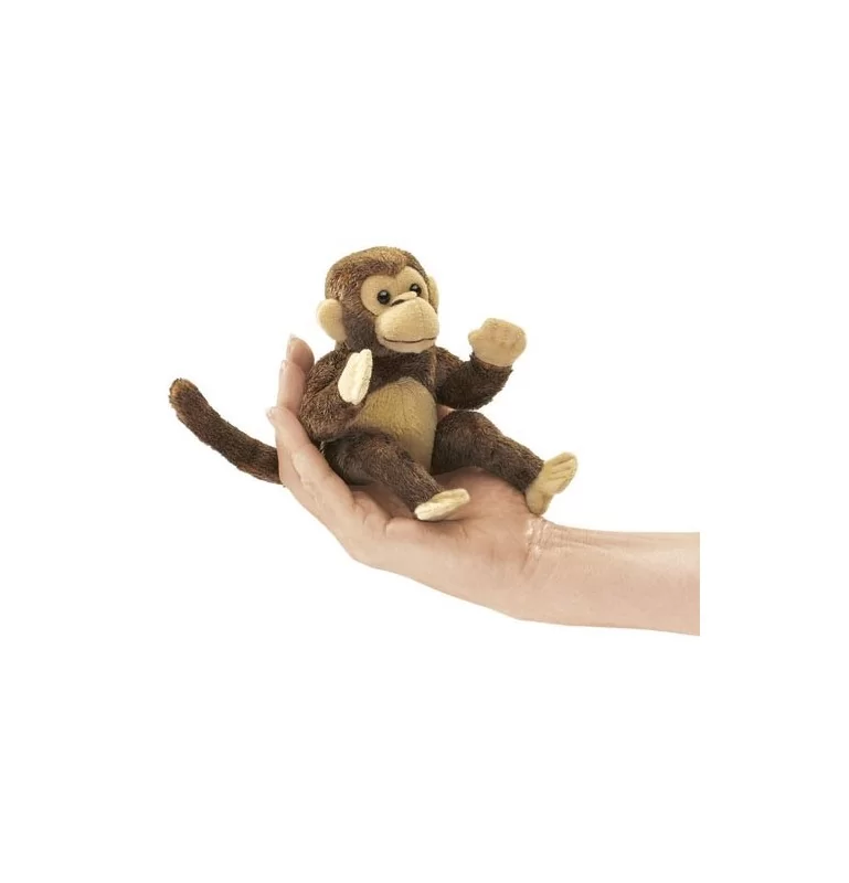 Marionnette de doigt de feutre, singe, marionnette animale