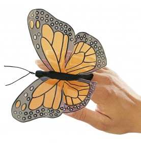 Mini marionnette papillon monarque