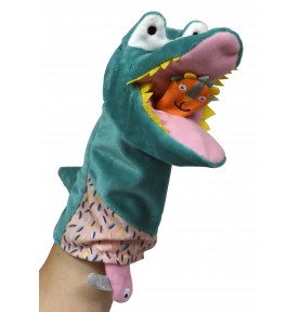 Marionnette Crocodile pour enfant de la marque Ebulobo