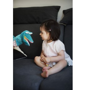 Marionnette à main Crocodile pour bébé Ebulobo 