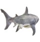Marionnette à main requin blanc signée Folkmanis, vue de dos
