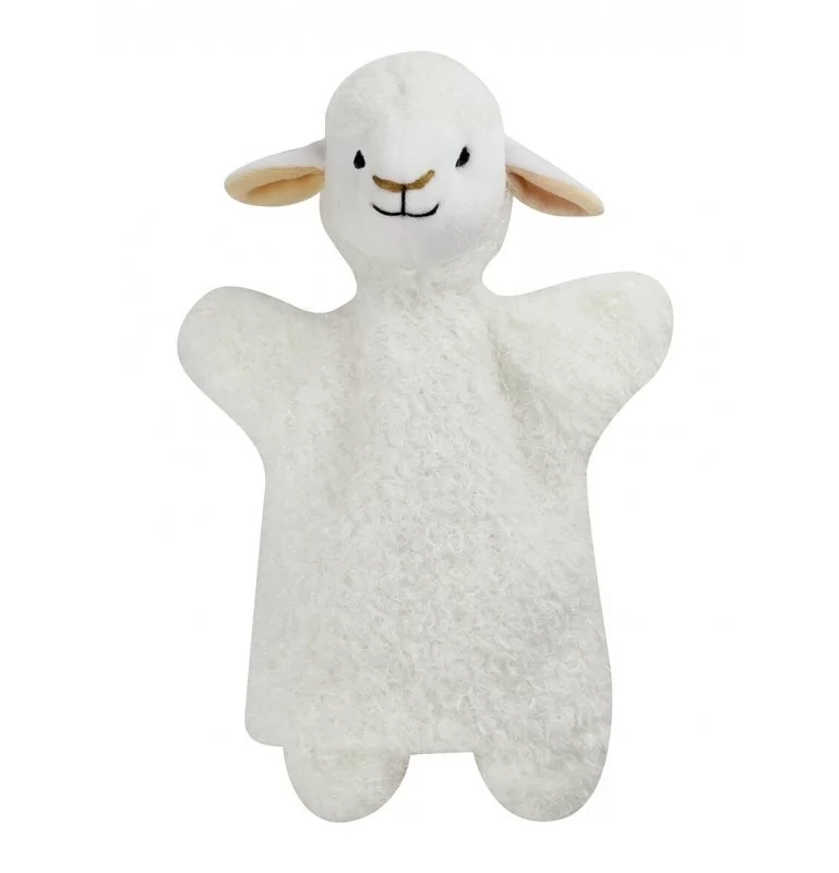 Marionnette Doudou mouton - 26 cm - Bass & Bass